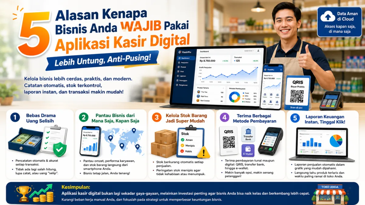 Kenapa Toko/Warung Butuh Sistem Kasir Digital di Era 2026?